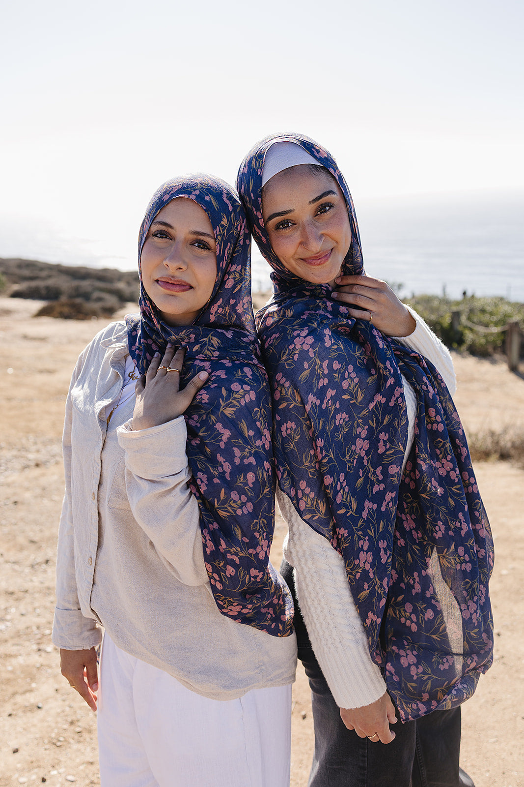 Bamboo Printed Modal Hijab - Flower Field