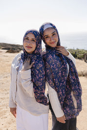 Bamboo Printed Modal Hijab - Flower Field
