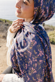 Bamboo Printed Modal Hijab - Flower Field