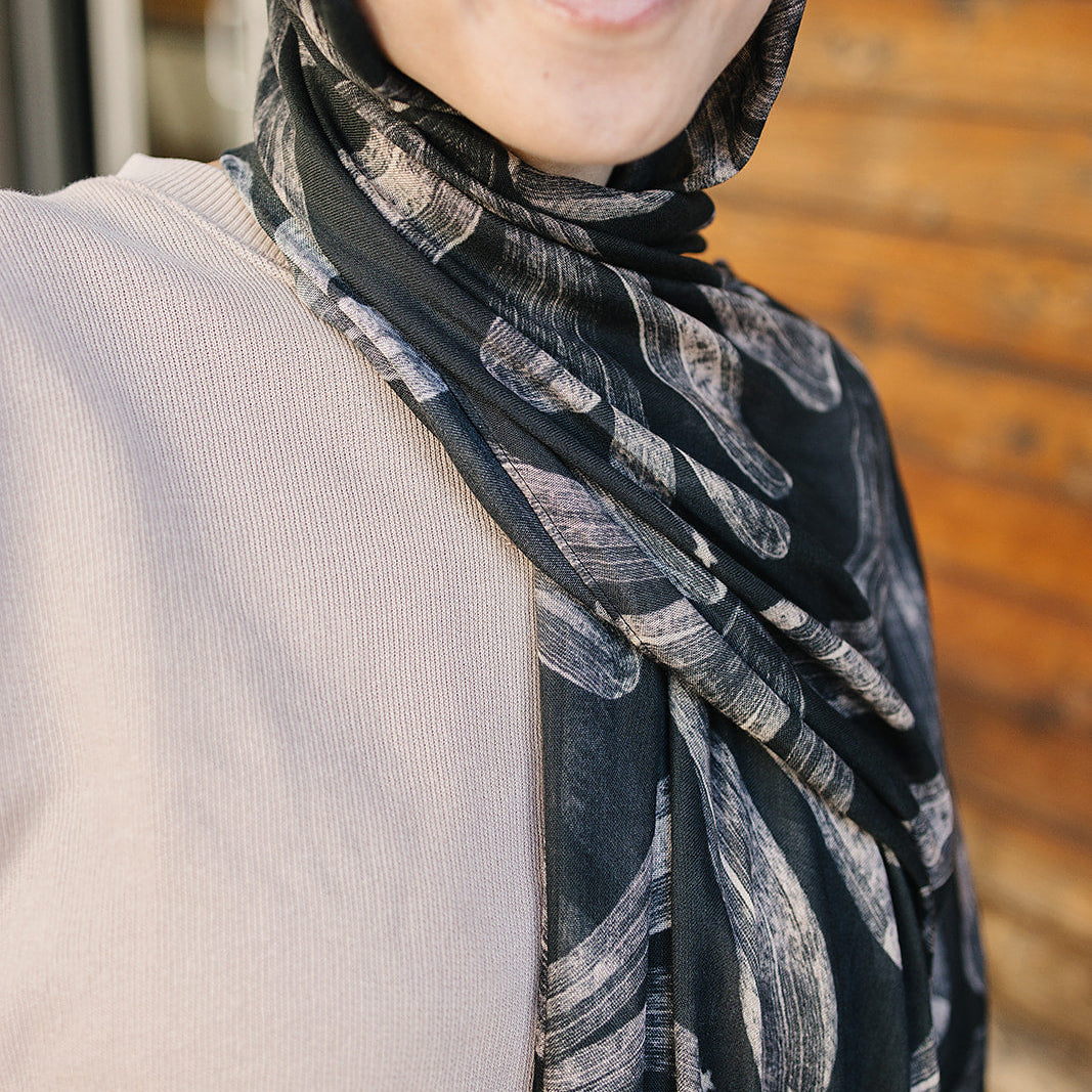 Pacific Palms - Printed Bamboo Modal Hijabs