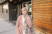 Bamboo Printed Modal Hijab - Leopard Multi Color