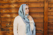 Bamboo Printed Modal Hijab - Hand Painted Strokes