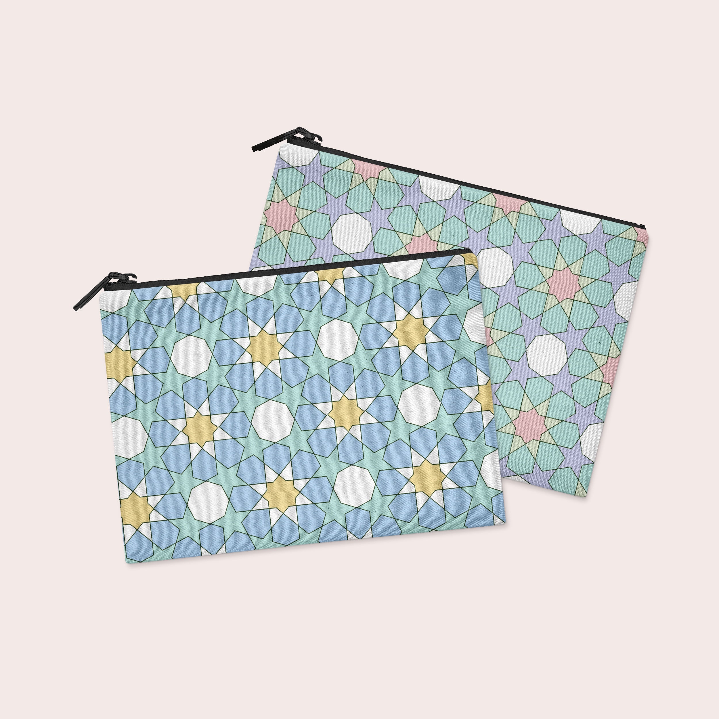 Alhambra - Cosmetic Bag / Zippered Makeup Pouch