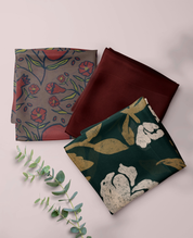 Pomegranate Garden Bundle - printed and premium modal hijab scarves collage