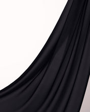 Premium Modal Hijab Black